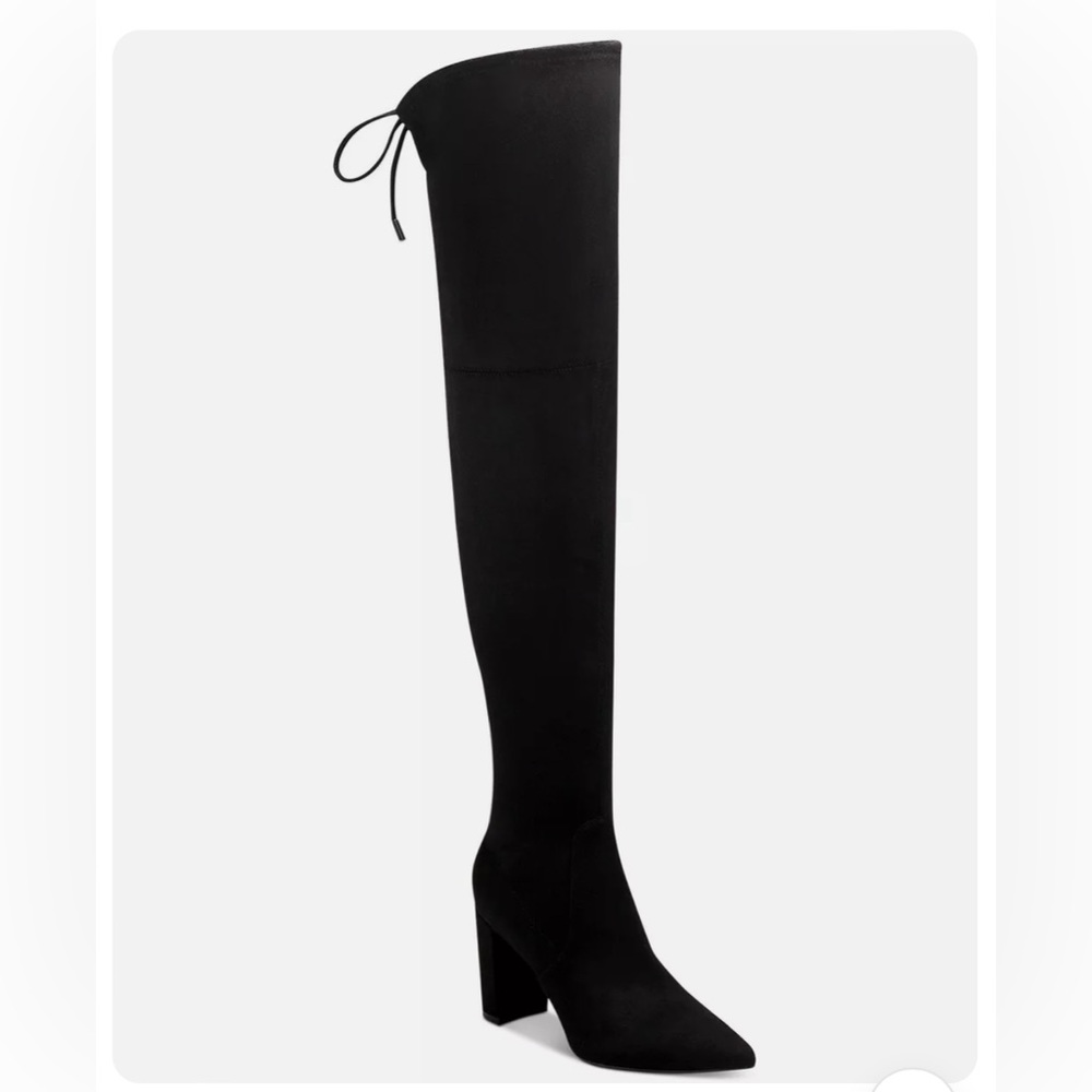 Marc fisher black suede boots size 10